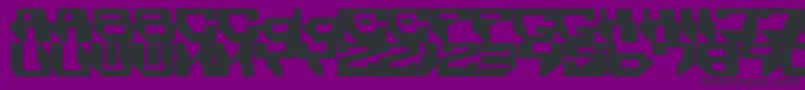 Czcionka cs3 – czarne czcionki na fioletowym tle