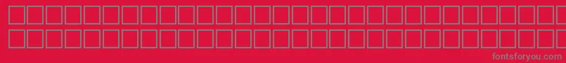 CSENGE Font – Gray Fonts on Red Background