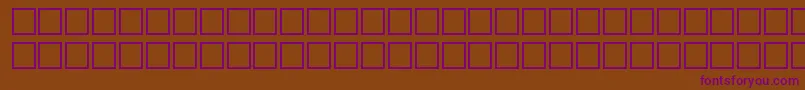 Шрифт CSENGE – фиолетовые шрифты на коричневом фоне