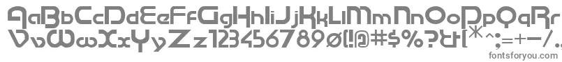 フォントCU       – 白い背景に灰色の文字