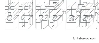 Cube Font