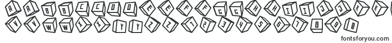 Cubox 3D ST-fontti – Lasten fontit