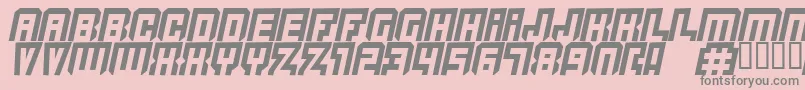 fuente Quicksil – Fuentes Grises Sobre Fondo Rosa