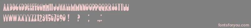 CurrentMoment Font – Pink Fonts on Gray Background