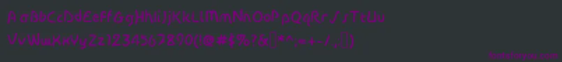DiscoGrudgeRoundedWindowMedium Font – Purple Fonts on Black Background