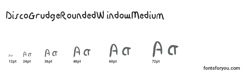 DiscoGrudgeRoundedWindowMedium Font Sizes