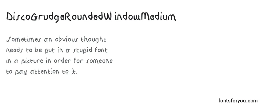 DiscoGrudgeRoundedWindowMedium-fontti