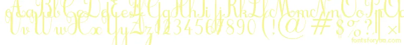Подробнее о шрифте Cursif Шрифт Cursif – жёлтые шрифты