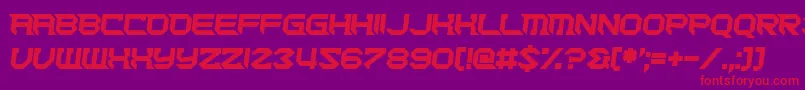 Cut Deep Font – Red Fonts on Purple Background