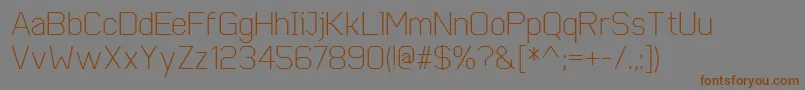 More about CobolRegular Font CobolRegular Font – Brown Fonts on Gray Background