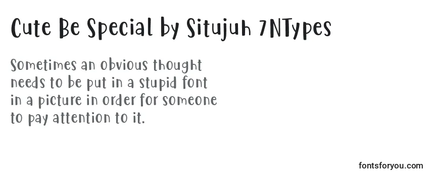 Cute Be Special by Situjuh 7NTypes Font