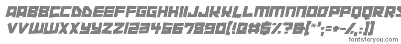 Cutout City Italic Font – Gray Fonts