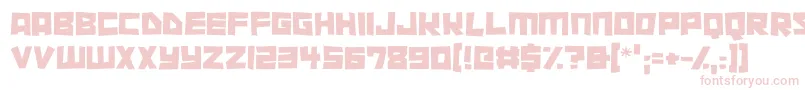 Cutout City Font – Pink Fonts on White Background