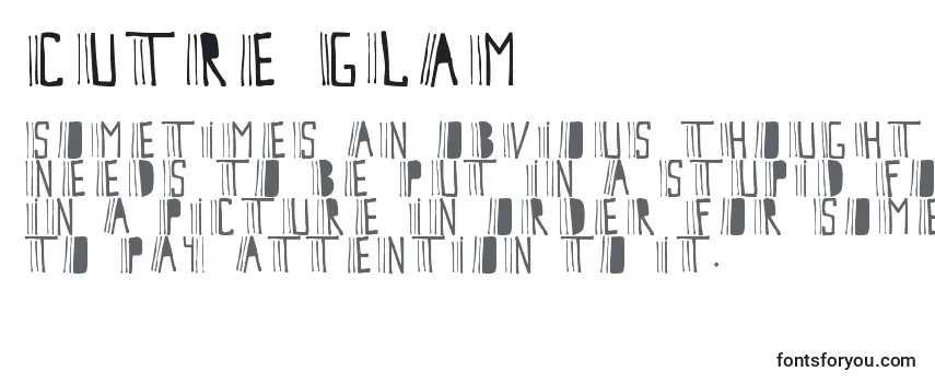 Обзор шрифта Cutre Glam