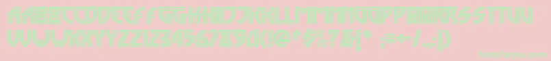 Madison ffy Font – Green Fonts on Pink Background