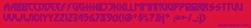 Madison ffy Font – Purple Fonts on Red Background