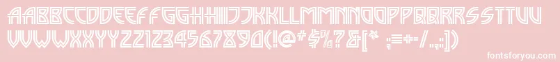 Шрифт Madison ffy – белые шрифты на розовом фоне