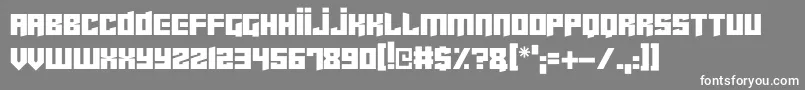Cyberjunkies Font – White Fonts on Gray Background