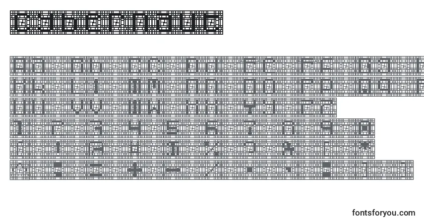 Cybernaut Font – alphabet, numbers, special characters