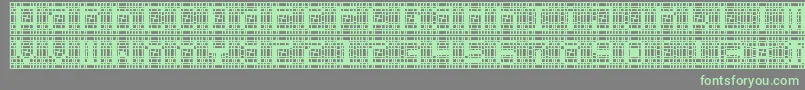 Шрифт cybernaut – зелёные шрифты на сером фоне