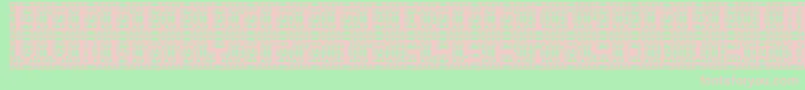 cybernaut Font – Pink Fonts on Green Background