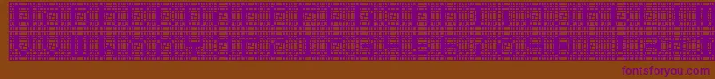 cybernaut Font – Purple Fonts on Brown Background