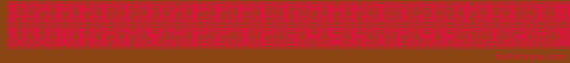 cybernaut Font – Red Fonts on Brown Background