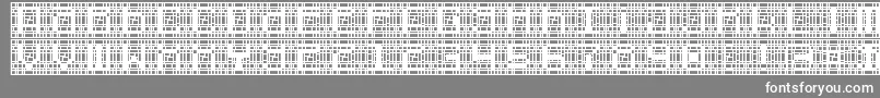 フォントcybernaut – 灰色の背景に白い文字