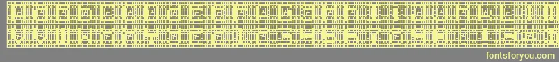 cybernaut Font – Yellow Fonts on Gray Background