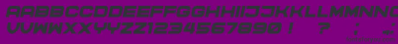 Lisätietoja CyberPrincess Italic-fontista CyberPrincess Italic-fontti – mustat fontit violetilla taustalla