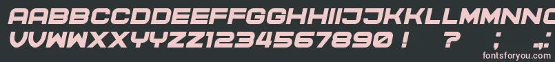 Saiba mais sobre a fonte CyberPrincess Italic Fonte CyberPrincess Italic – fontes rosa em um fundo preto