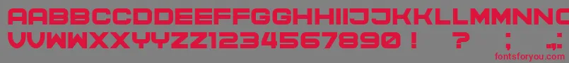 CyberPrincess Font – Red Fonts on Gray Background