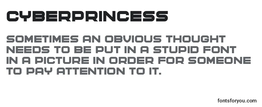 CyberPrincess Font