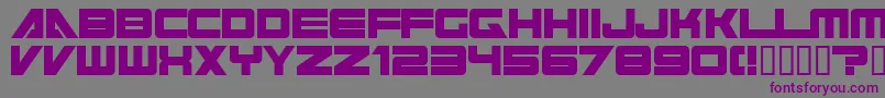 cyberspace Font – Purple Fonts on Gray Background