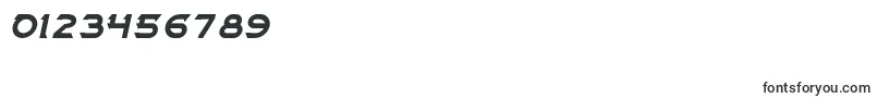 Czcionka CYBERTOOTH Bold Italic – czcionki dla cyfr i liczb