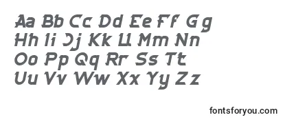 Schriftart CYBERTOOTH Bold Italic