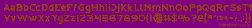 Lisätietoja CYBERTOOTH Bold-fontista CYBERTOOTH Bold-fontti – ruskeat fontit violetilla taustalla
