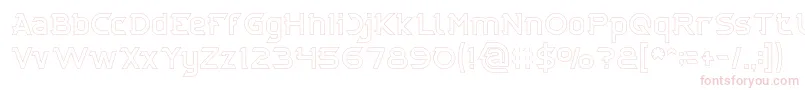 CYBERTOOTH Hollow Font – Pink Fonts