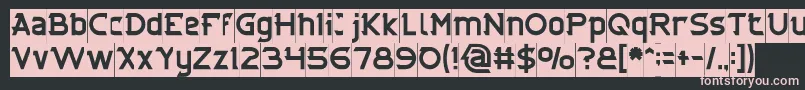 CYBERTOOTH Inverse Font – Pink Fonts on Black Background