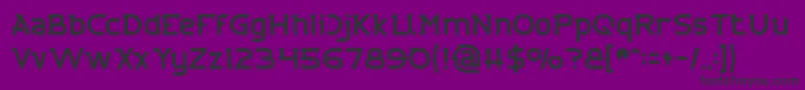 CYBERTOOTH Light Font – Black Fonts on Purple Background