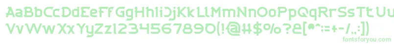 CYBERTOOTH Font – Green Fonts on White Background