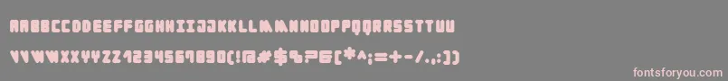 Cylinder Black Font – Pink Fonts on Gray Background