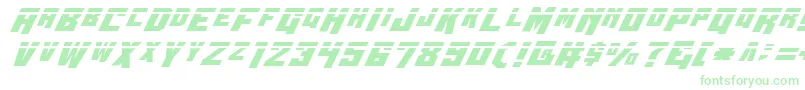 WhiskeyBravoVictorLaser-fontti – vihreät fontit