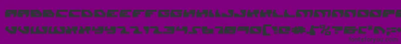 daedalus Font – Black Fonts on Purple Background