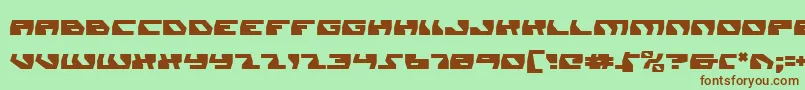 daedalus Font – Brown Fonts on Green Background