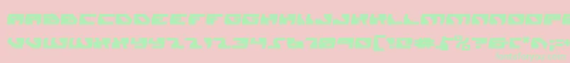 daedalus Font – Green Fonts on Pink Background