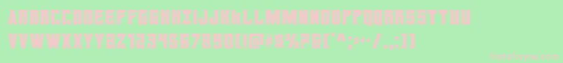 daemonicus Font – Pink Fonts on Green Background