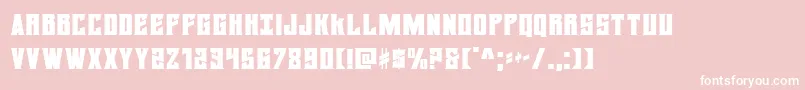 daemonicus Font – White Fonts on Pink Background