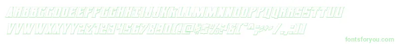 daemonicus3dital Font – Green Fonts on White Background