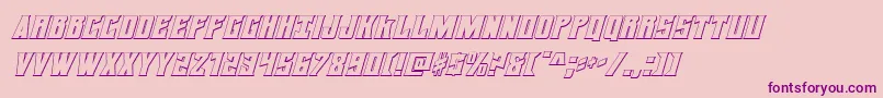 daemonicus3dital Font – Purple Fonts on Pink Background